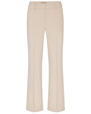 Cambio Wide Trousers - Natural