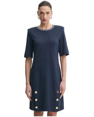 Liu Jo Jersey Mini Jurk - Blauw