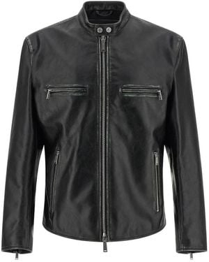 DSquared² Leather Jackets - Black