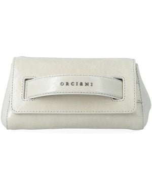 Orciani Gossip Stark Clutch - Weiß