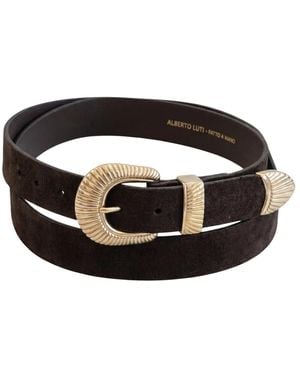 Alberto Luti Belts - Negro