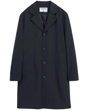 Filippa K Single-Breasted Coats - Blue