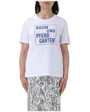 Baum und Pferdgarten T-Shirts - Blu