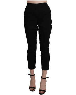 Acht Cropped Trousers - Negro