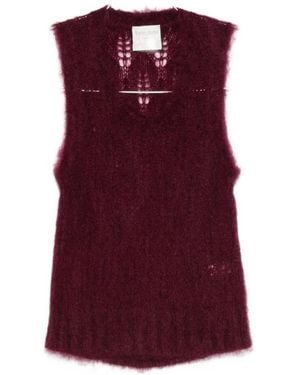 Forte Forte Round-Neck Knitwear - Paars