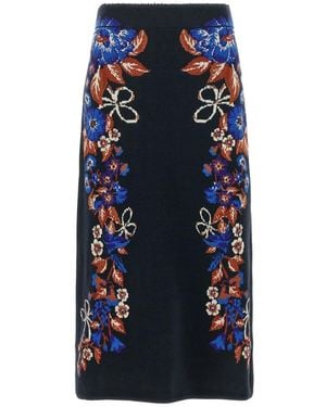 FARM Rio Midi Skirts - Azul