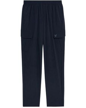 Lyle & Scott Nylon Cargo Broek - Blauw