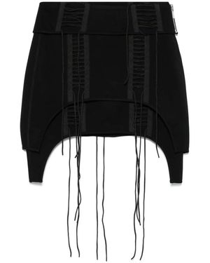 Helmut Lang Aviator Rok - Zwart