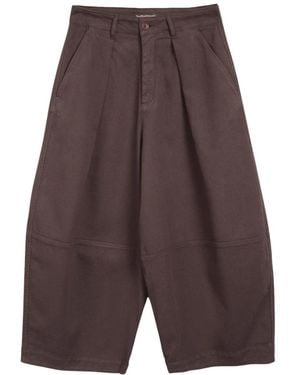YMC Broeken ,Bruin ,Katoen Deadbeat Trouser - Grijs