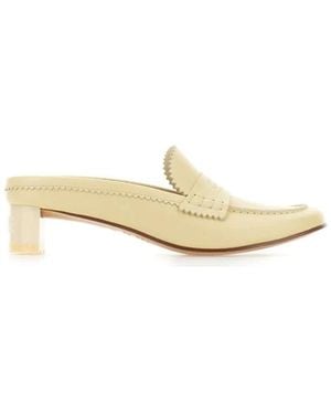 MM6 by Maison Margiela Heeled Mules - Natural