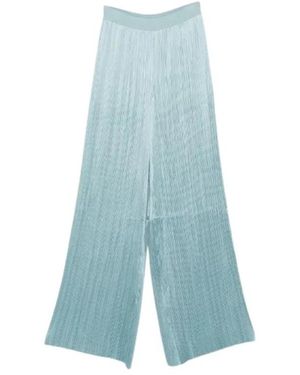 JOSEPH Wide Trousers - Bleu