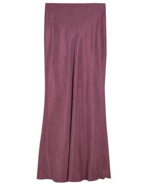 Max Mara Langer Rock Gonna Lunga - Lila