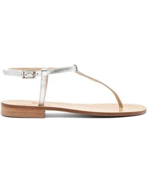Paolo Ferrara Flat Sandals - Neutro
