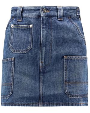 Givenchy Mini Cargo Rok - Blauw