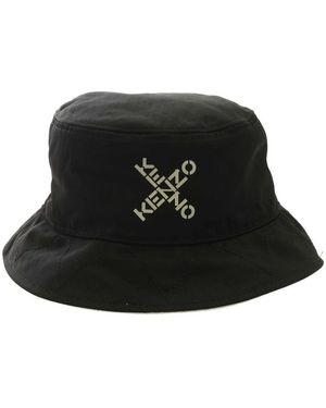 KENZO Reversible Bucket Hat - Schwarz