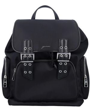 Ganni Backpacks - Zwart