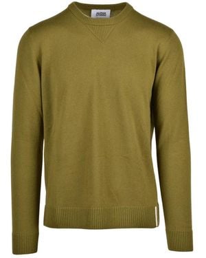 Alpha Studio Pullover Mit Rundhalsausschnitt - Grün