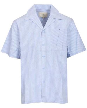 Arte' Short Sleeve Shirts - Blue