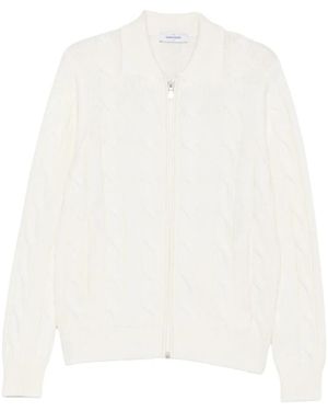 Gran Sasso Strickjacke Aus Schurwolle - Weiß