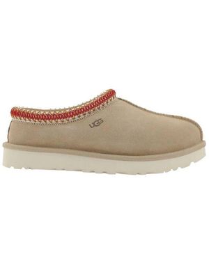 UGG Gefütterte Wildleder Pantoletten - Natur