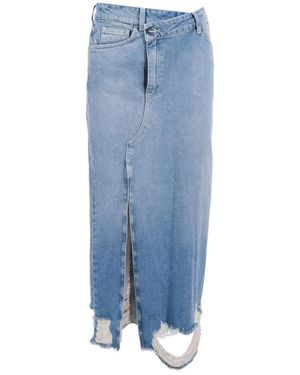 Dondup Denim Skirts - Blue
