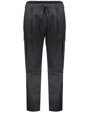 Herno Broeken ,Blauw ,Polyester Elegante Veelzijdige Broek - Grijs