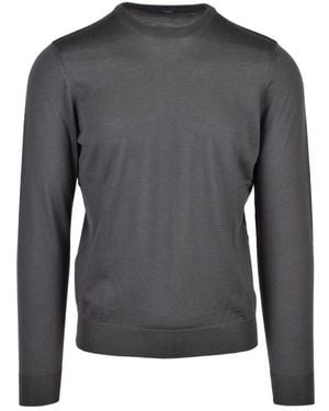 Drumohr Round-Neck Knitwear - Gris