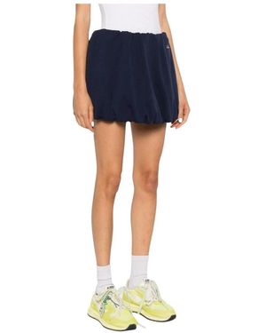 DUNST Rokken ,Blauw ,Katoen Mini Volumed Skirt