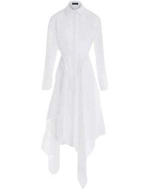 Mugler Shirt Dresses - White