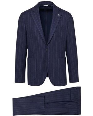 Manuel Ritz Abito Gessato - Blau
