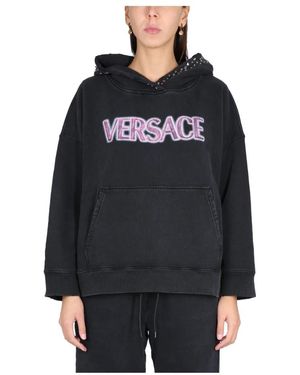 Versace Hoodies - Negro