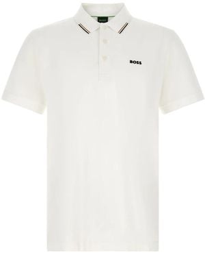 HUGO Polo Shirts - White