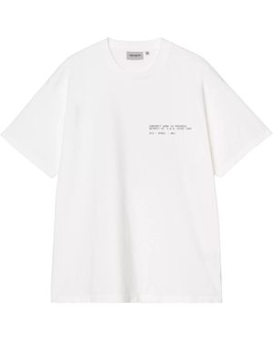 Carhartt T-Shirts - White