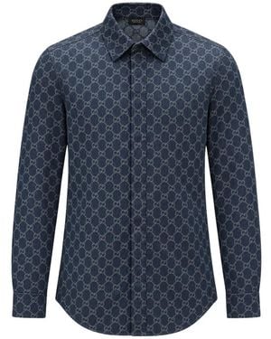 Gucci Denim Shirts - Azul