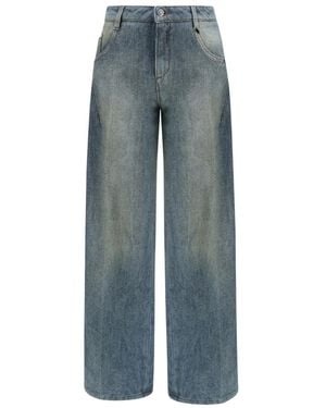 Ermanno Scervino Baggy Denim Jeans - Blauw