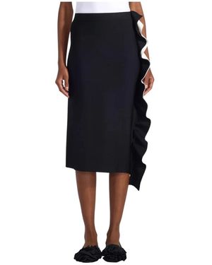 Liviana Conti Midi Skirts - Black