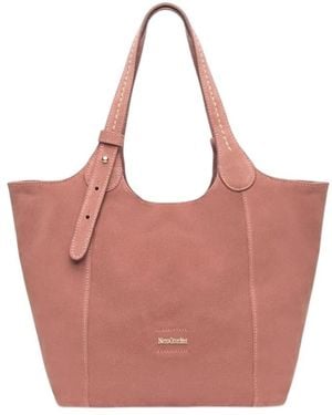 Nero Giardini Tassen ,Roze ,Suède E644145D Tote Bag - Rood