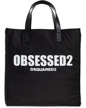 DSquared² Shopper-Type Tas - Zwart