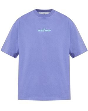 Stone Island T-Shirts - Bleu