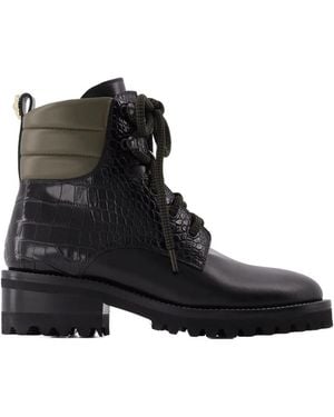 Fabrizio Viti Lace-Up Boots - Nero