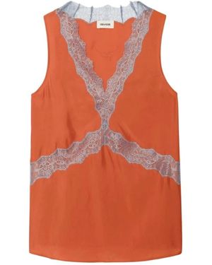 Zadig & Voltaire Sleeveless Tops - Orange