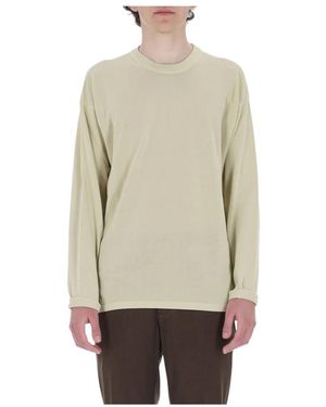 Roberto Collina Long Sleeve Tops - Natural