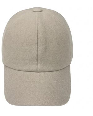 Fedeli Land Kaschmir-Kappe - Grau