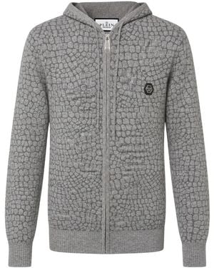 Philipp Plein Zip-Throughs - Gris