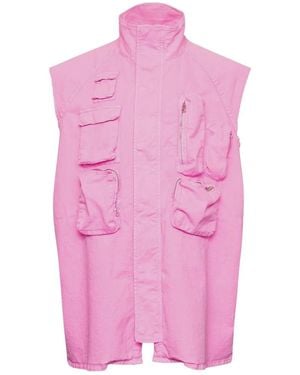 MM6 by Maison Martin Margiela Vests - Rose