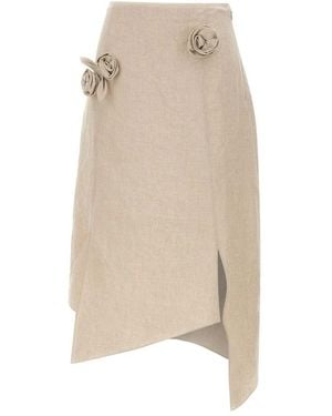 Coperni Midi Skirts - Natural