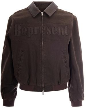 Represent Bomber - Zwart