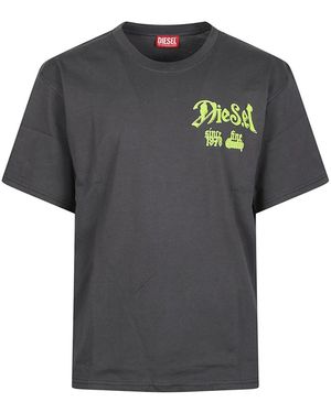 DIESEL Tops ,Grijs ,T-Box T-Aa 2 T-Shirt