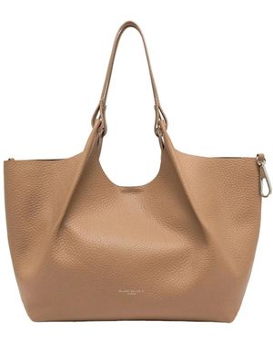 Gianni Chiarini Tassen ,Bruin ,Leer Dua Bag
