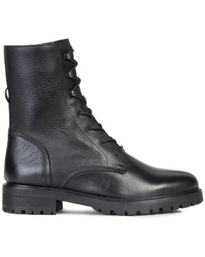 Geox Lace-Up Boots - Black